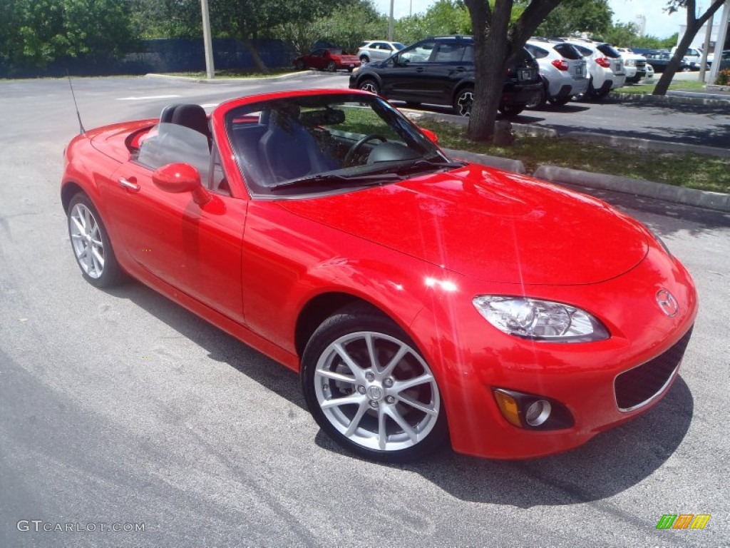 2009 MX-5 Miata Hardtop Touring Roadster - True Red / Black photo #21