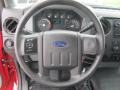 Steel 2012 Ford F350 Super Duty XL Regular Cab 4x4 Plow Truck Steering Wheel