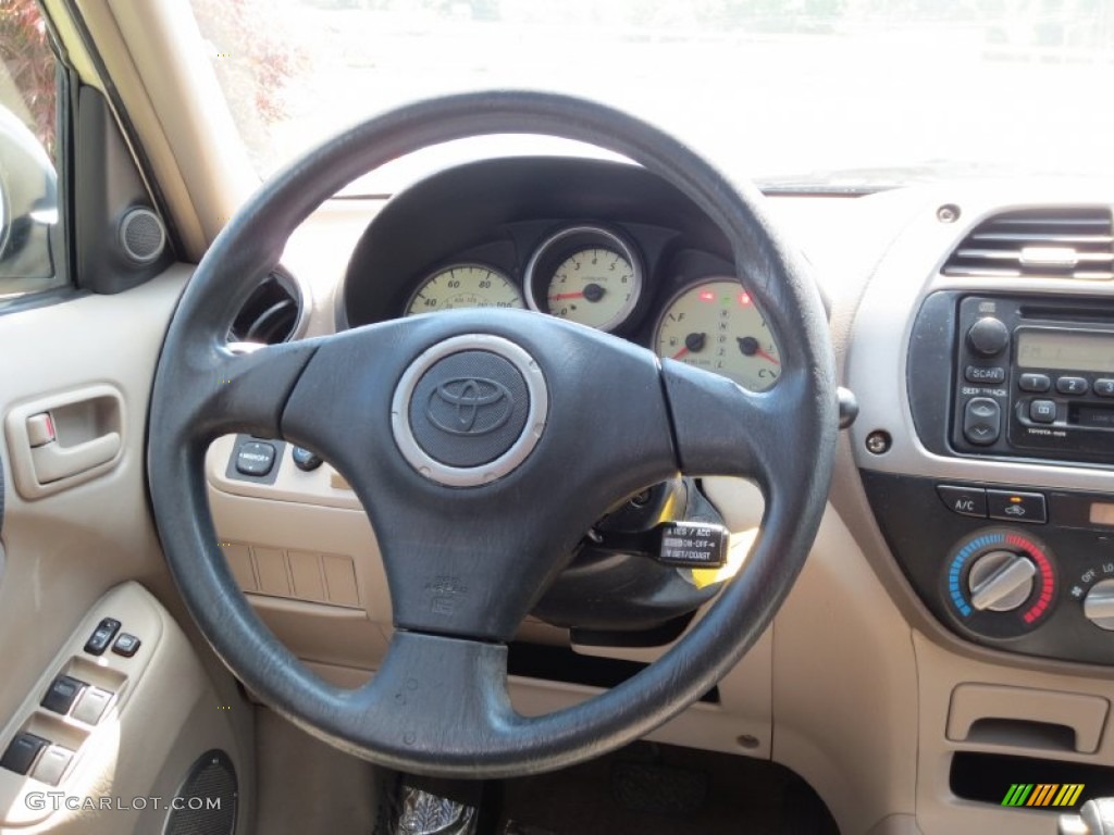 2001 RAV4 4WD - Vintage Gold / Oak photo #13