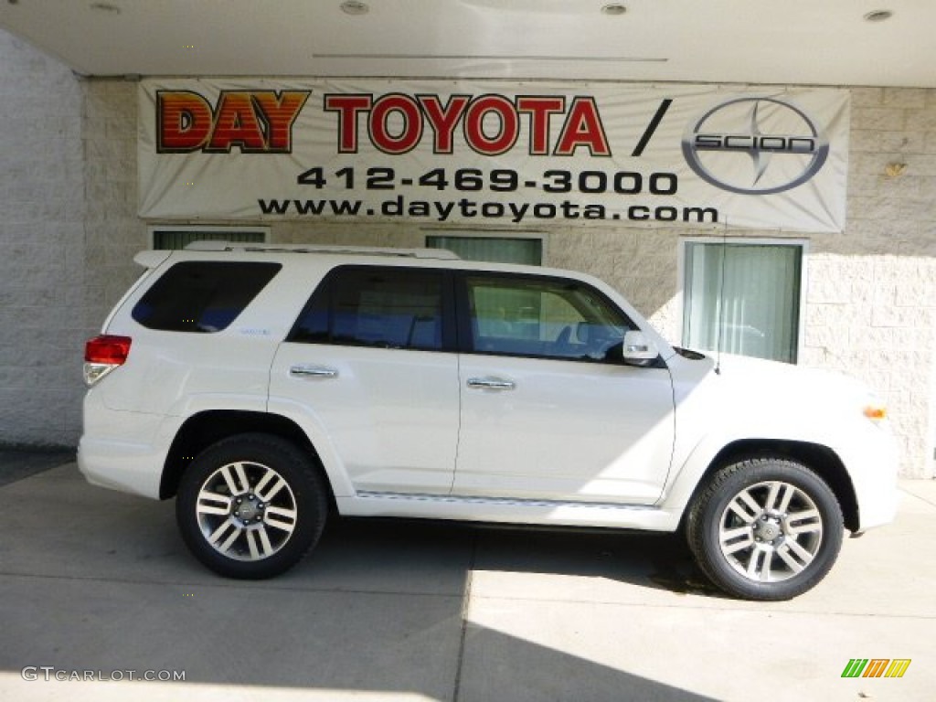 2013 4Runner Limited 4x4 - Blizzard White Pearl / Sand Beige Leather photo #1