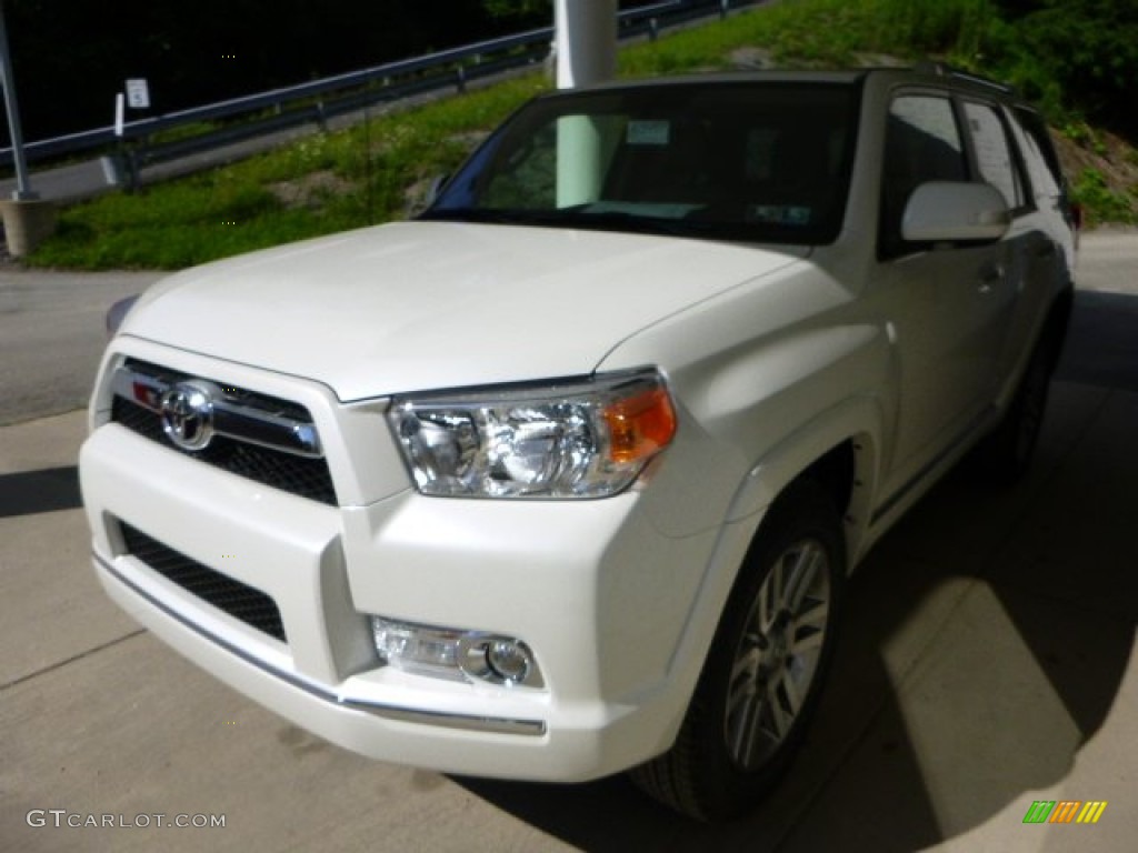 2013 4Runner Limited 4x4 - Blizzard White Pearl / Sand Beige Leather photo #5