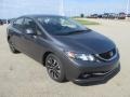 2013 Polished Metal Metallic Honda Civic EX-L Sedan  photo #5