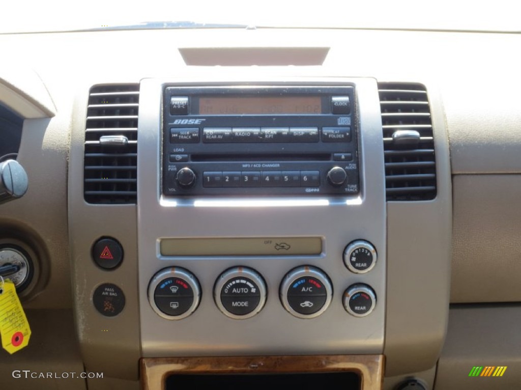 2005 Pathfinder LE 4x4 - Storm Gray Metallic / Desert photo #10