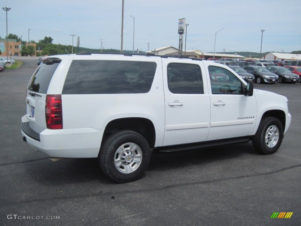 Summit White 2008 Chevrolet Suburban 2500 LT 4x4 Exterior Photo #84139830