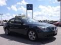 2007 Deep Green Metallic BMW 5 Series 525xi Sedan  photo #3