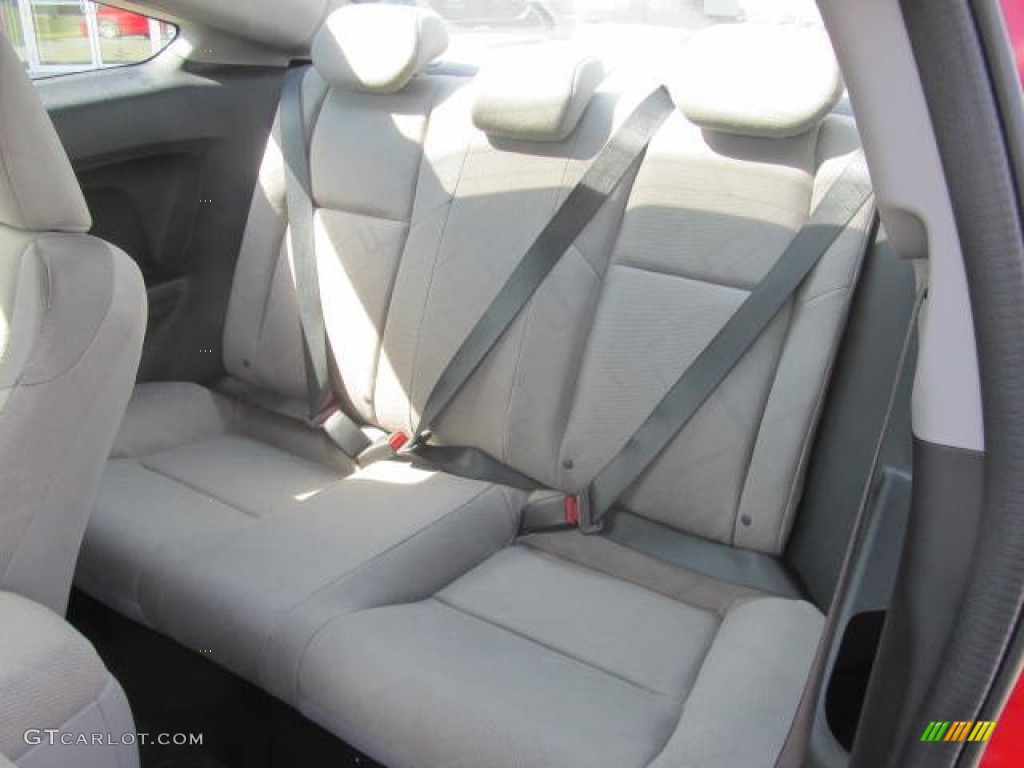 2013 Civic LX Coupe - Rallye Red / Gray photo #8