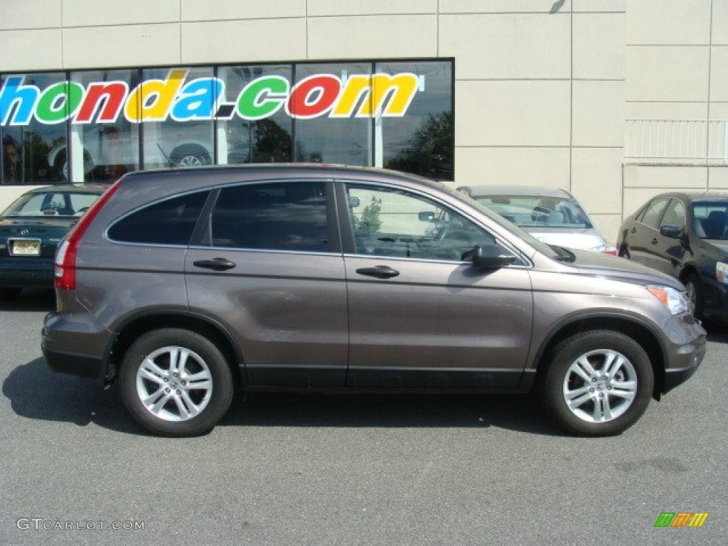 2011 CR-V EX 4WD - Urban Titanium Metallic / Black photo #3