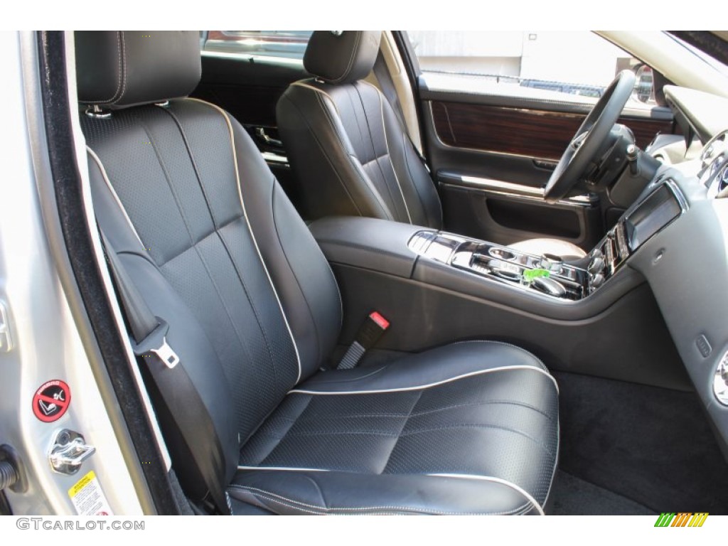 Jet/Ivory Interior 2012 Jaguar XJ XJL Portfolio Photo #84142307