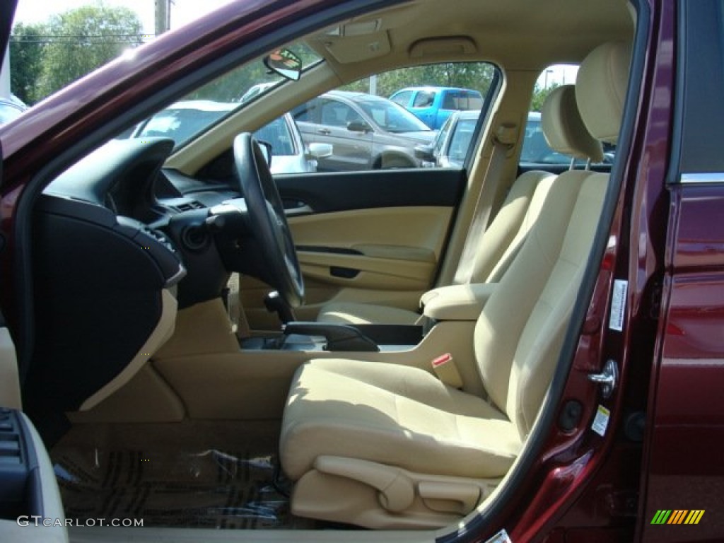 2011 Accord LX Sedan - Basque Red Pearl / Ivory photo #8