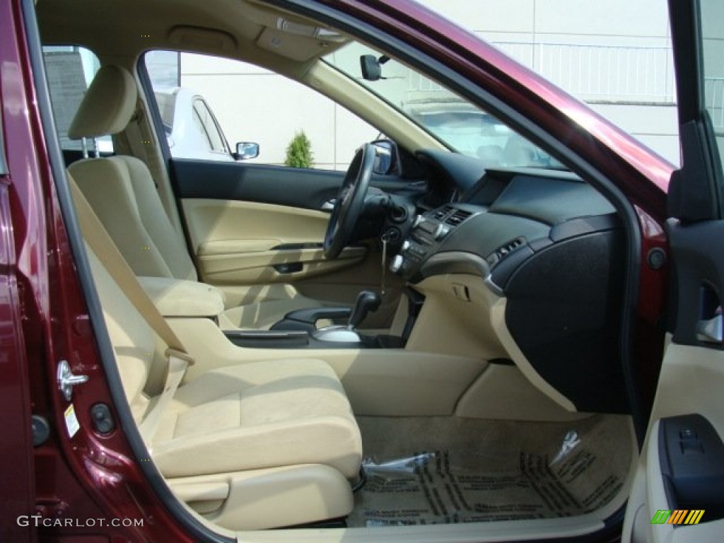 2011 Accord LX Sedan - Basque Red Pearl / Ivory photo #9