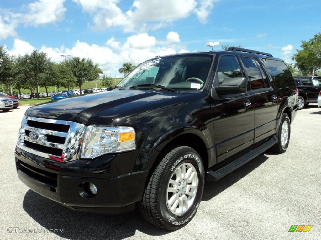 2013 Expedition EL XLT - Tuxedo Black / Stone photo #13