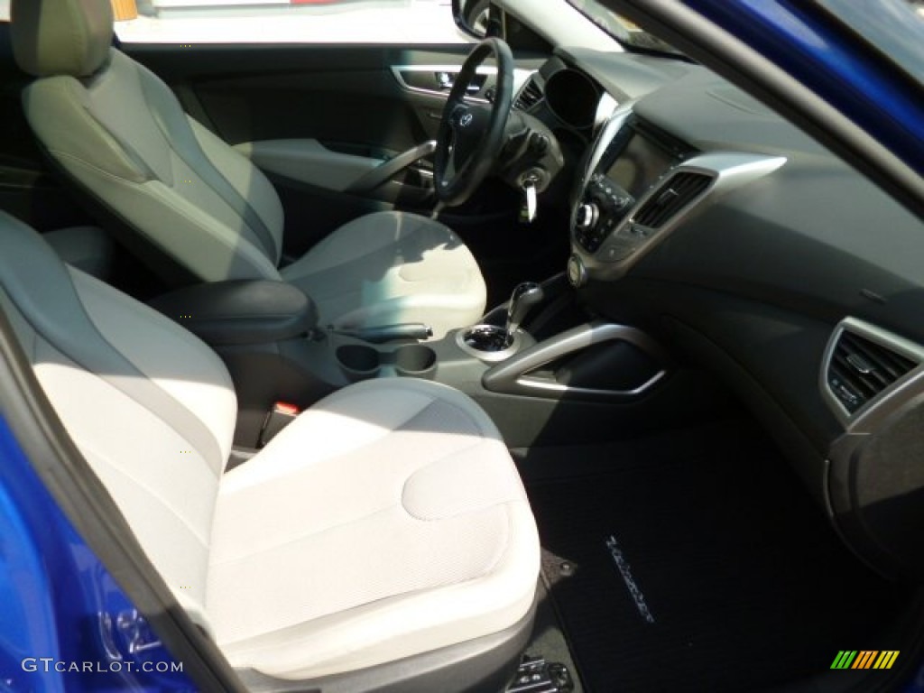 2012 Veloster  - Marathon Blue / Gray photo #4