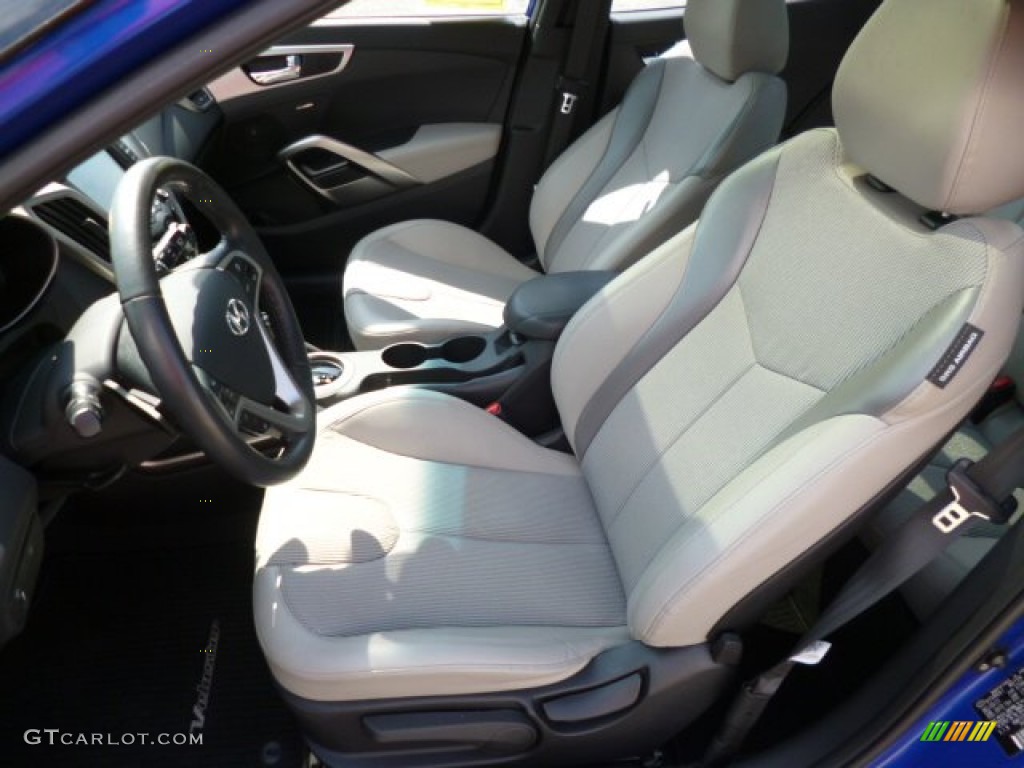 2012 Veloster  - Marathon Blue / Gray photo #7