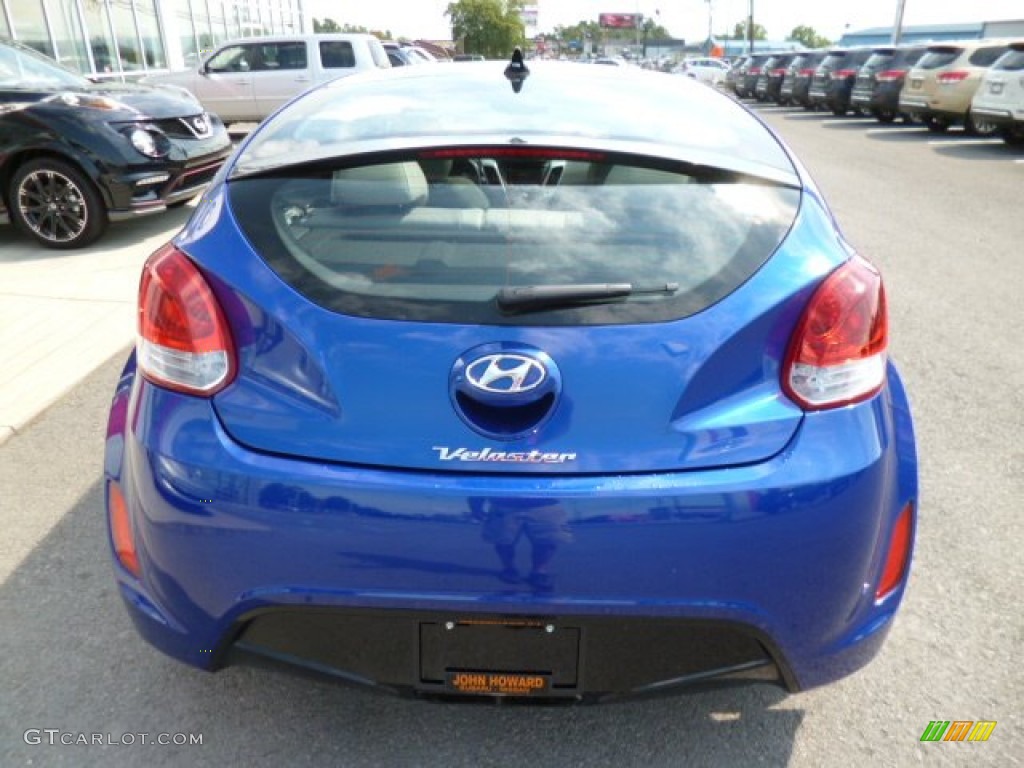 2012 Veloster  - Marathon Blue / Gray photo #10