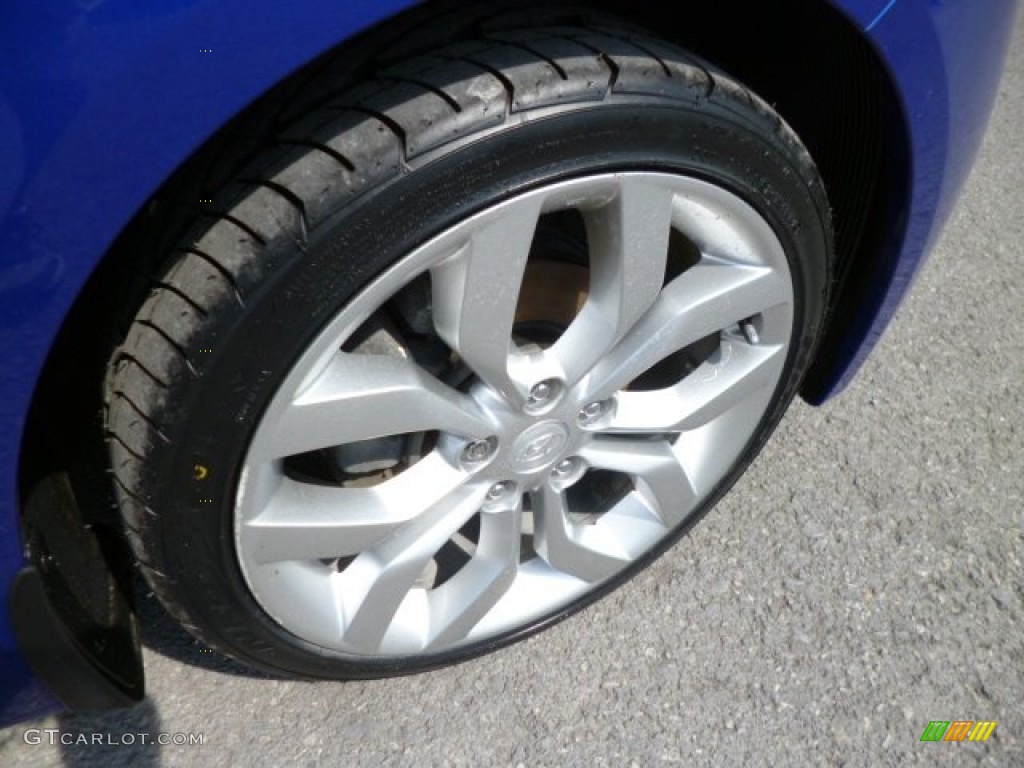 2012 Veloster  - Marathon Blue / Gray photo #13