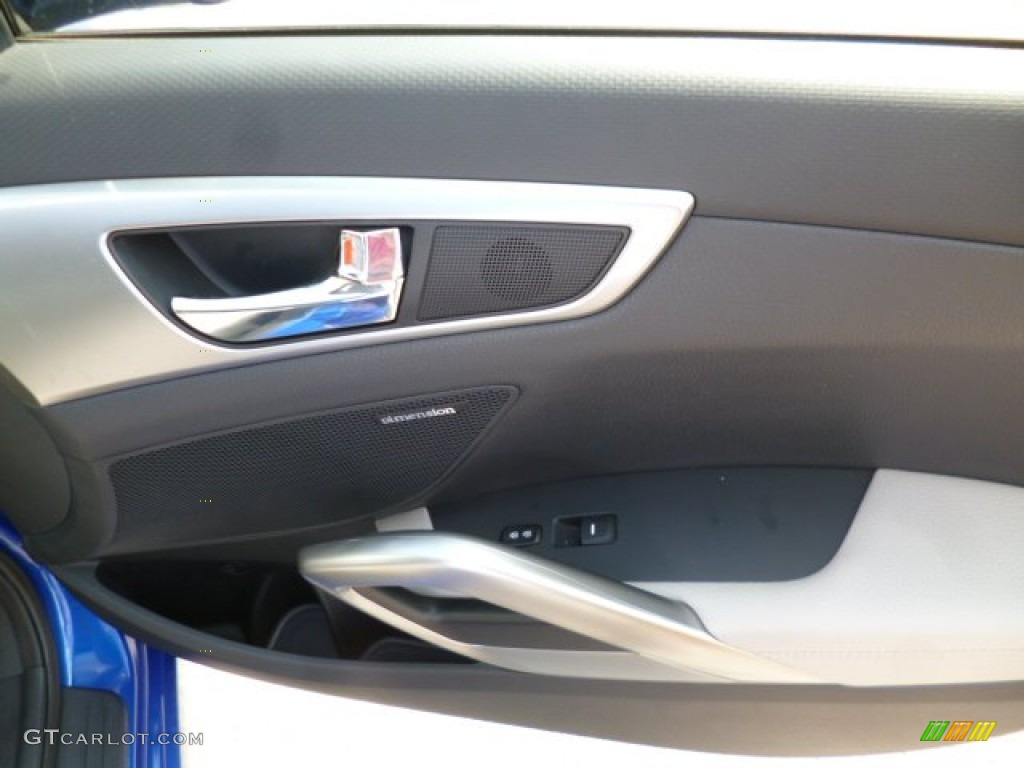2012 Veloster  - Marathon Blue / Gray photo #14