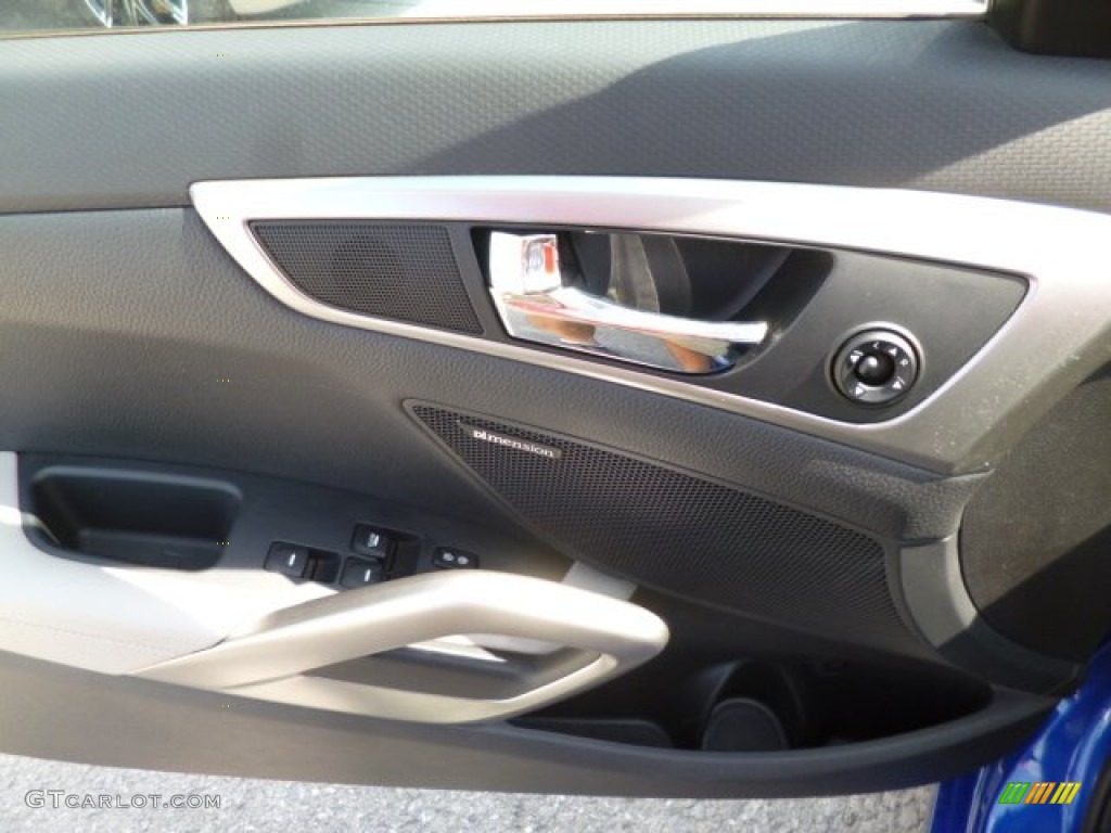 2012 Veloster  - Marathon Blue / Gray photo #17