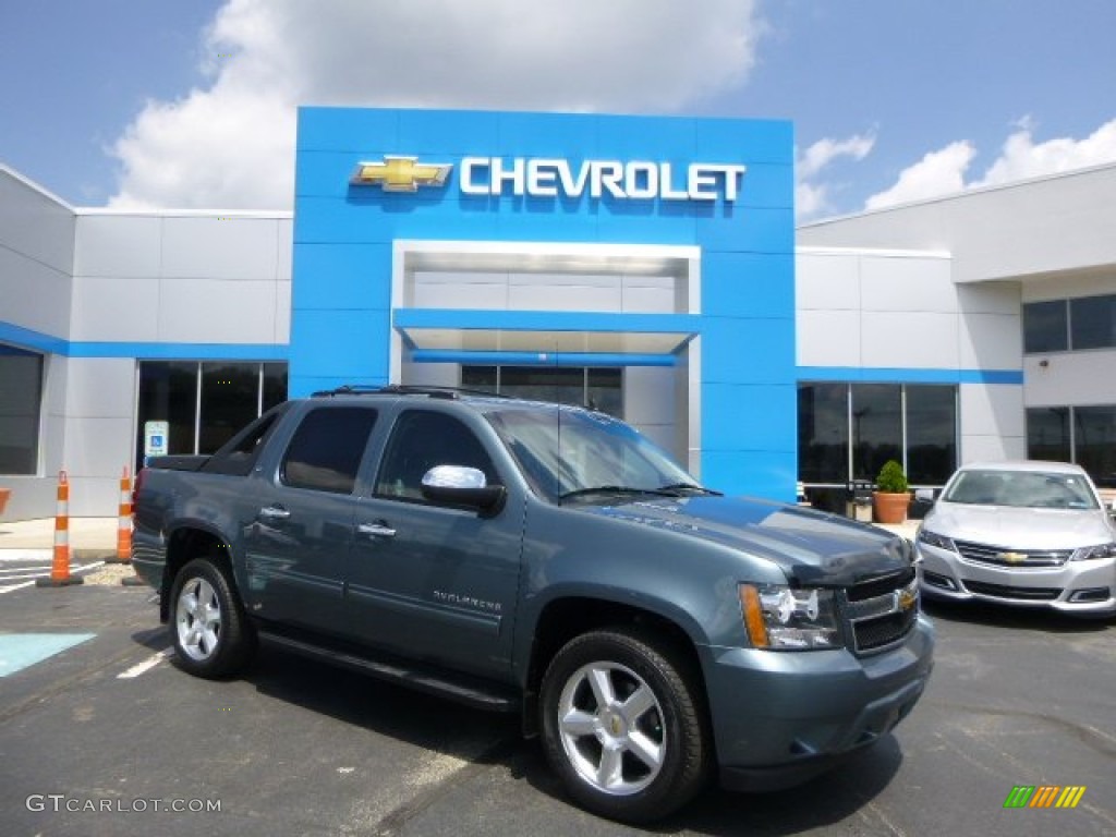 2011 Avalanche LT 4x4 - Blue Granite Metallic / Ebony photo #1