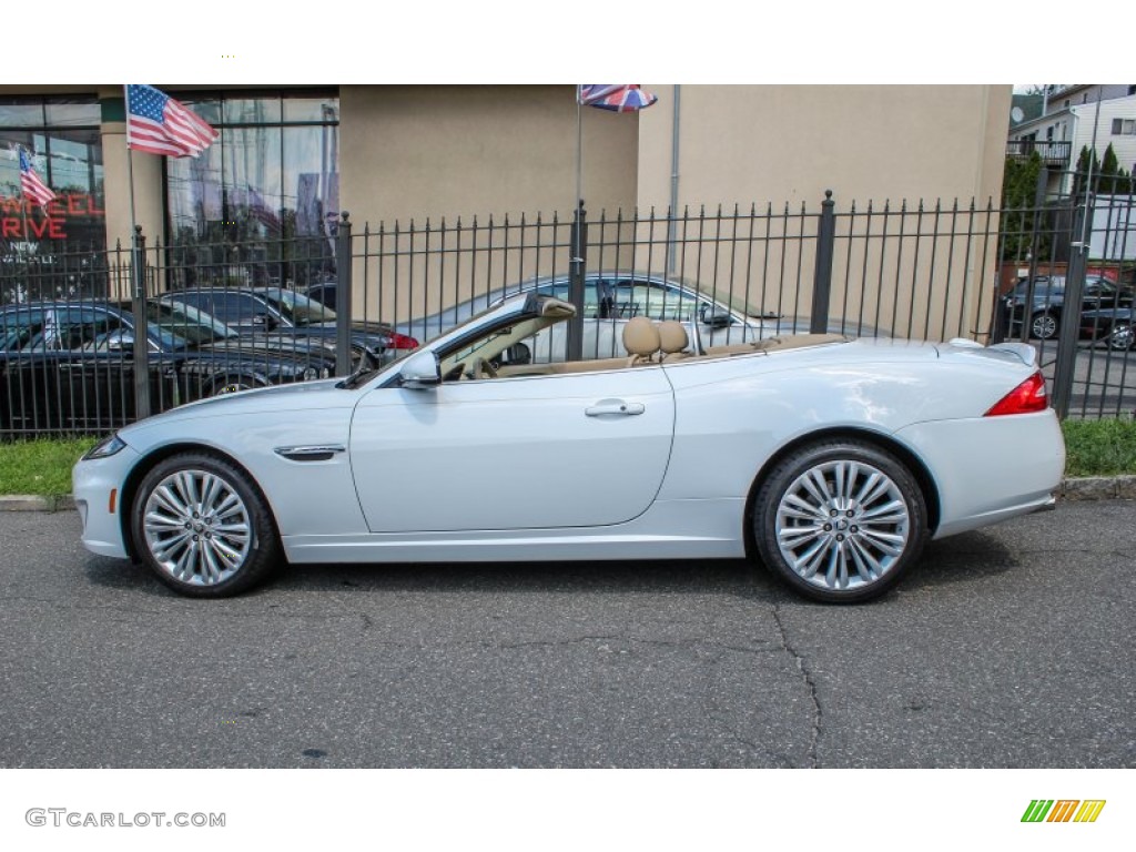 Polaris White 2012 Jaguar XK XK Convertible Exterior Photo #84143580
