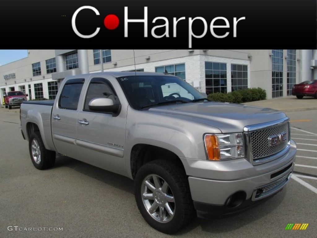 2007 Sierra 1500 Denali Crew Cab AWD - Silver Birch Metallic / Ebony Black photo #1