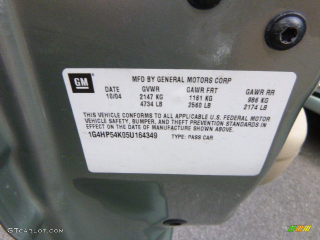 2005 LeSabre Custom - Sagemist Green Metallic / Light Cashmere photo #14
