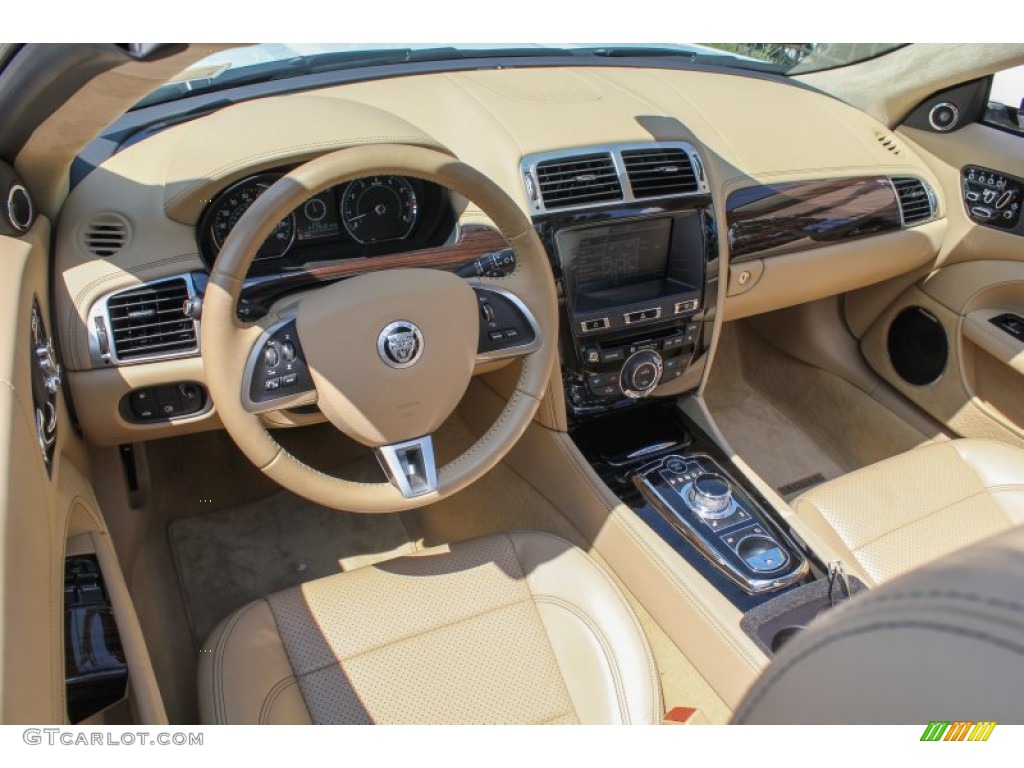 Caramel/Caramel Interior 2012 Jaguar XK XK Convertible Photo #84143919