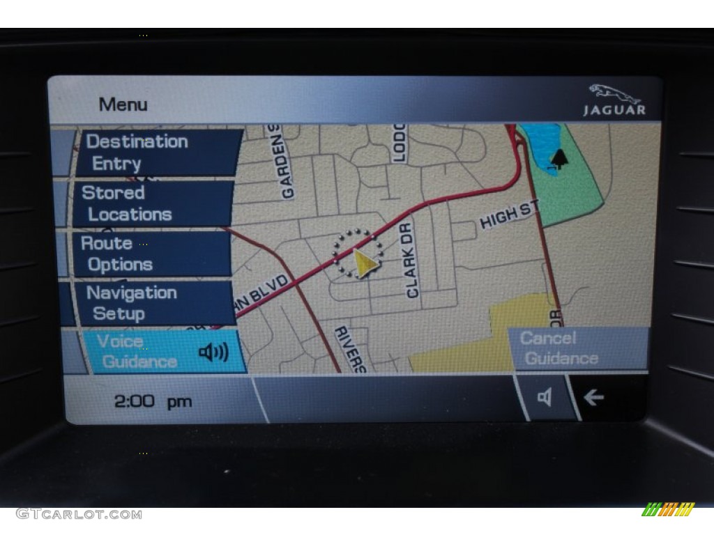 2012 Jaguar XK XK Convertible Navigation Photo #84144027