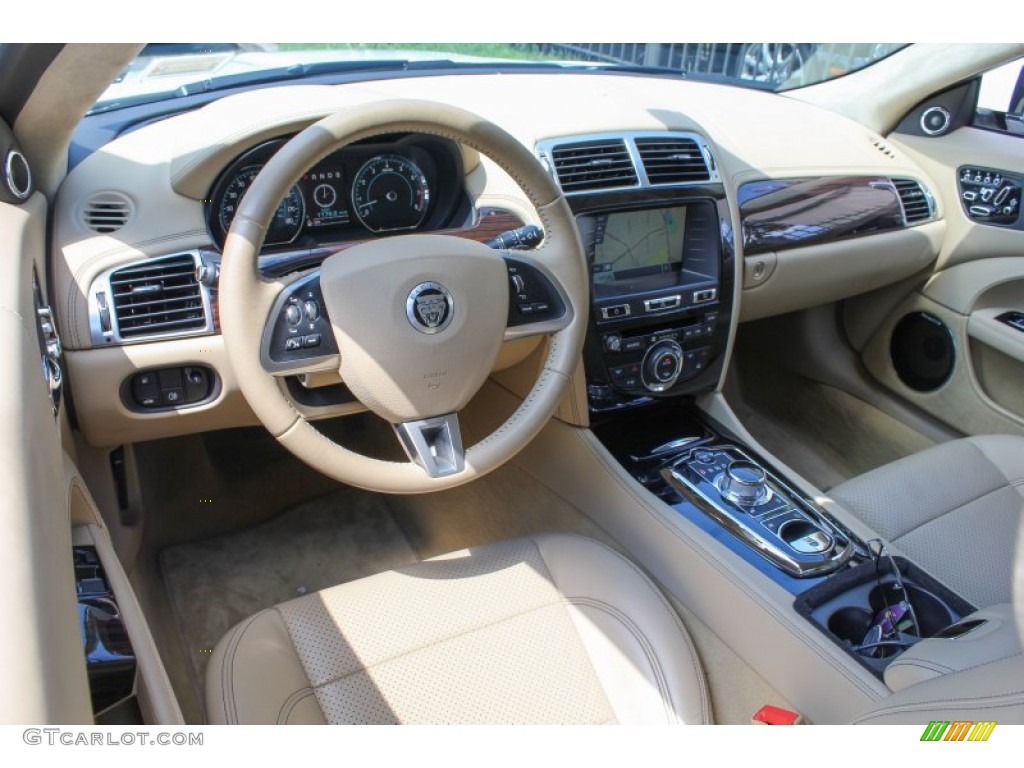 Caramel/Caramel Interior 2012 Jaguar XK XK Convertible Photo #84144120