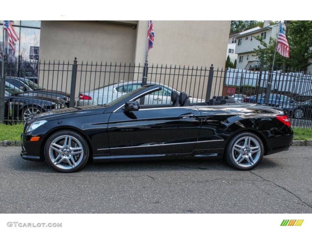 Black 2011 Mercedes-Benz E 550 Cabriolet Exterior Photo #84144318