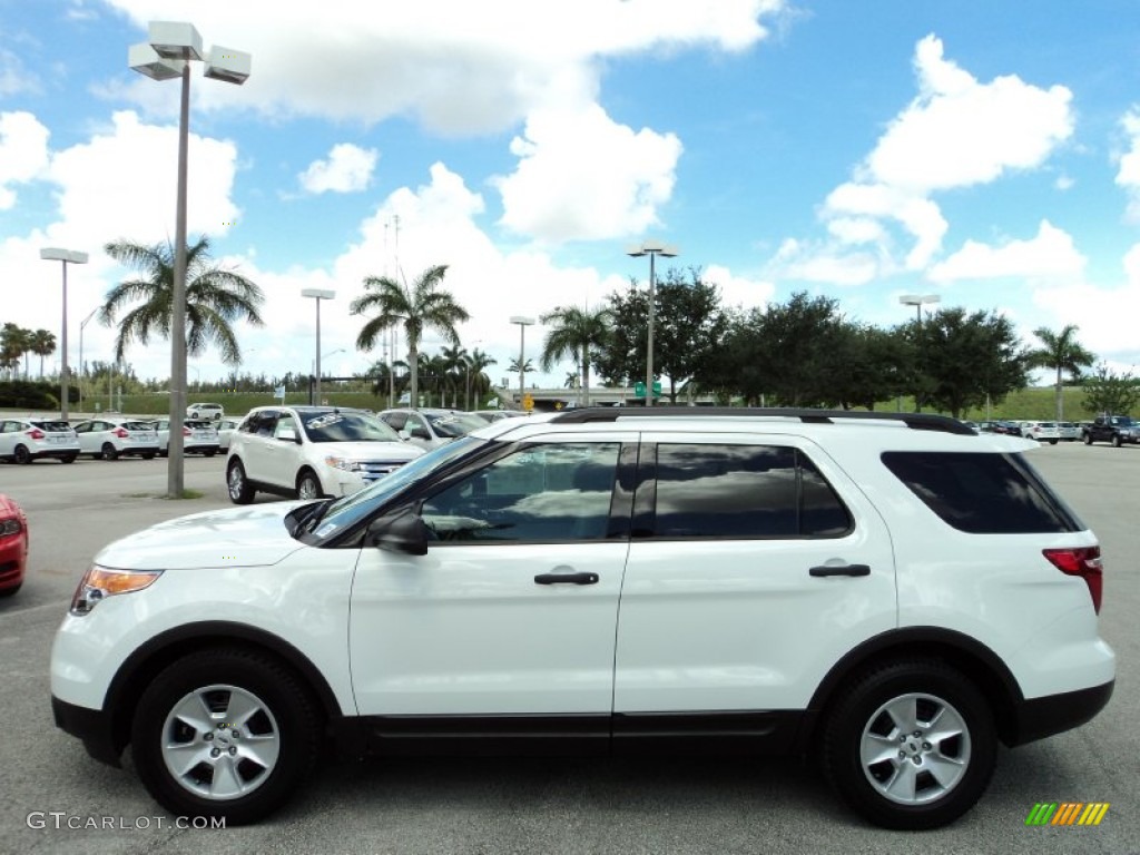 Oxford White 2013 Ford Explorer FWD Exterior Photo #84144483