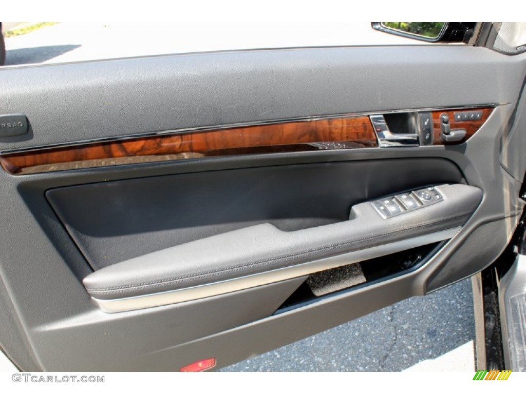 2011 Mercedes-Benz E 550 Cabriolet Black Door Panel Photo #84144579