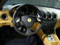 2002 Ferrari 575 Maranello F1, Blue / Tan, Steering Wheel