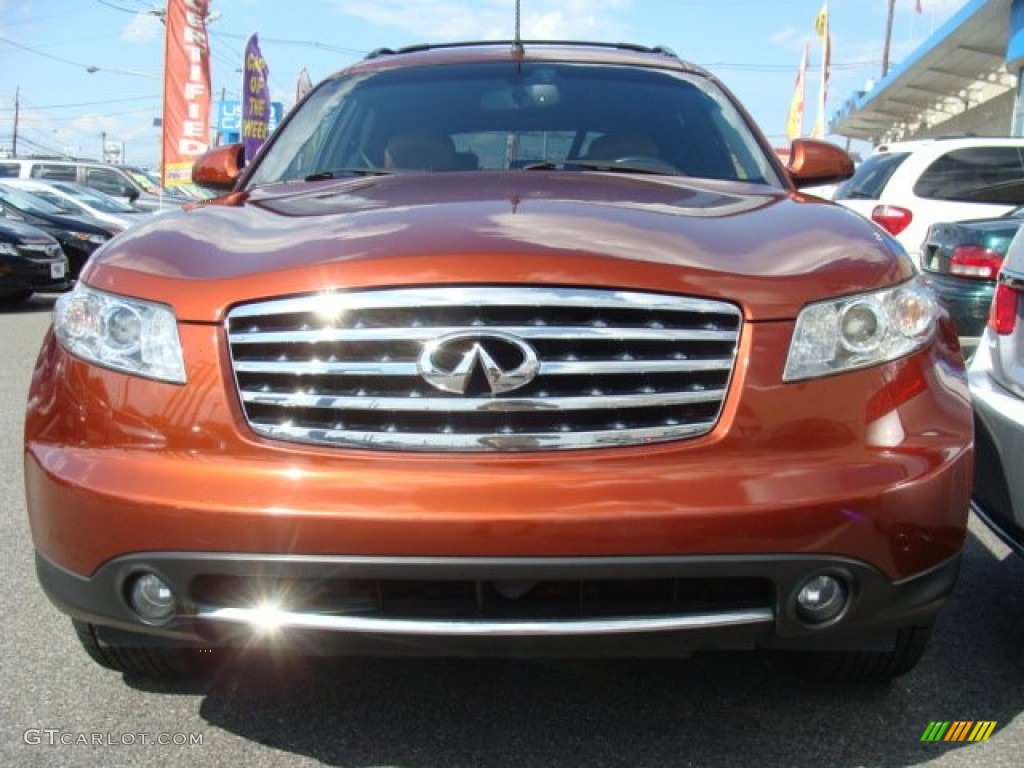 2008 FX 35 AWD - Autumn Copper Metallic / Brick photo #2