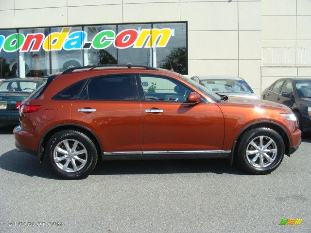 2008 FX 35 AWD - Autumn Copper Metallic / Brick photo #3