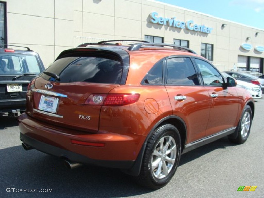 2008 FX 35 AWD - Autumn Copper Metallic / Brick photo #4