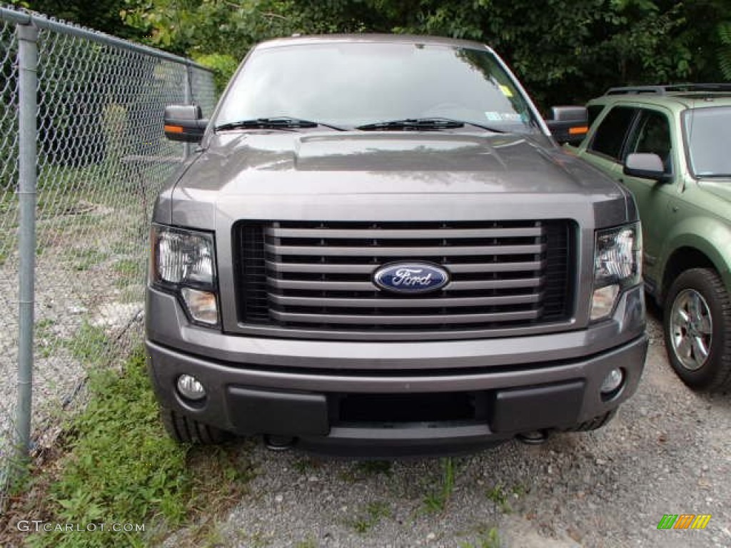 2011 F150 FX4 SuperCab 4x4 - Sterling Grey Metallic / Steel Gray photo #2