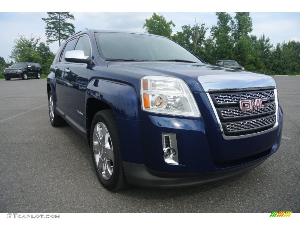 2010 Terrain SLT - Atlantic Blue Metallic / Jet Black photo #1