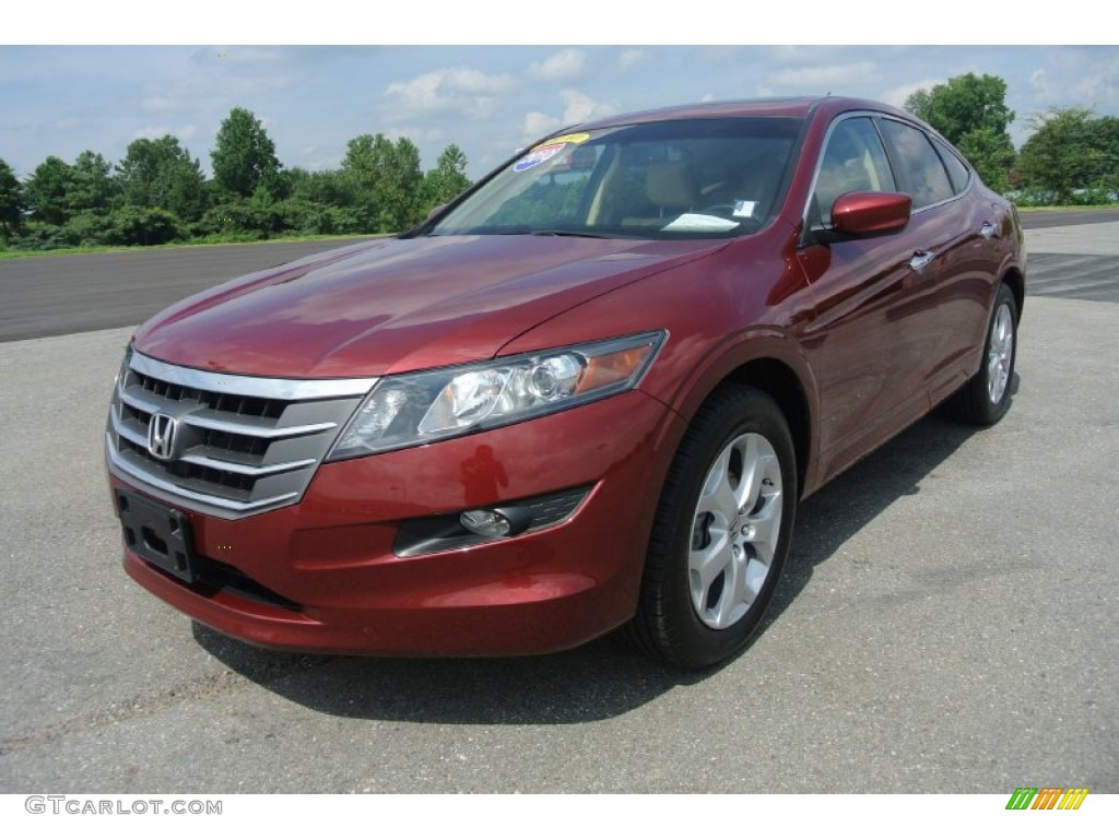 2010 Accord Crosstour EX-L 4WD - Tango Red Pearl / Ivory photo #2