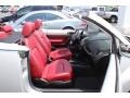 Blush Red Leather 2009 Volkswagen New Beetle 2.5 Blush Edition Convertible Interior