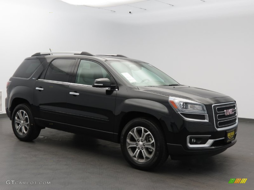 2014 Acadia SLT - Carbon Black Metallic / Light Titanium photo #1