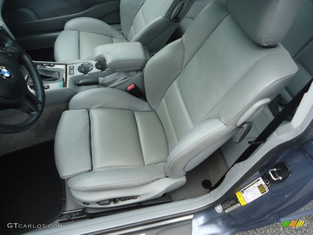 Grey Interior 2005 BMW 3 Series 330i Coupe Photo #84148070