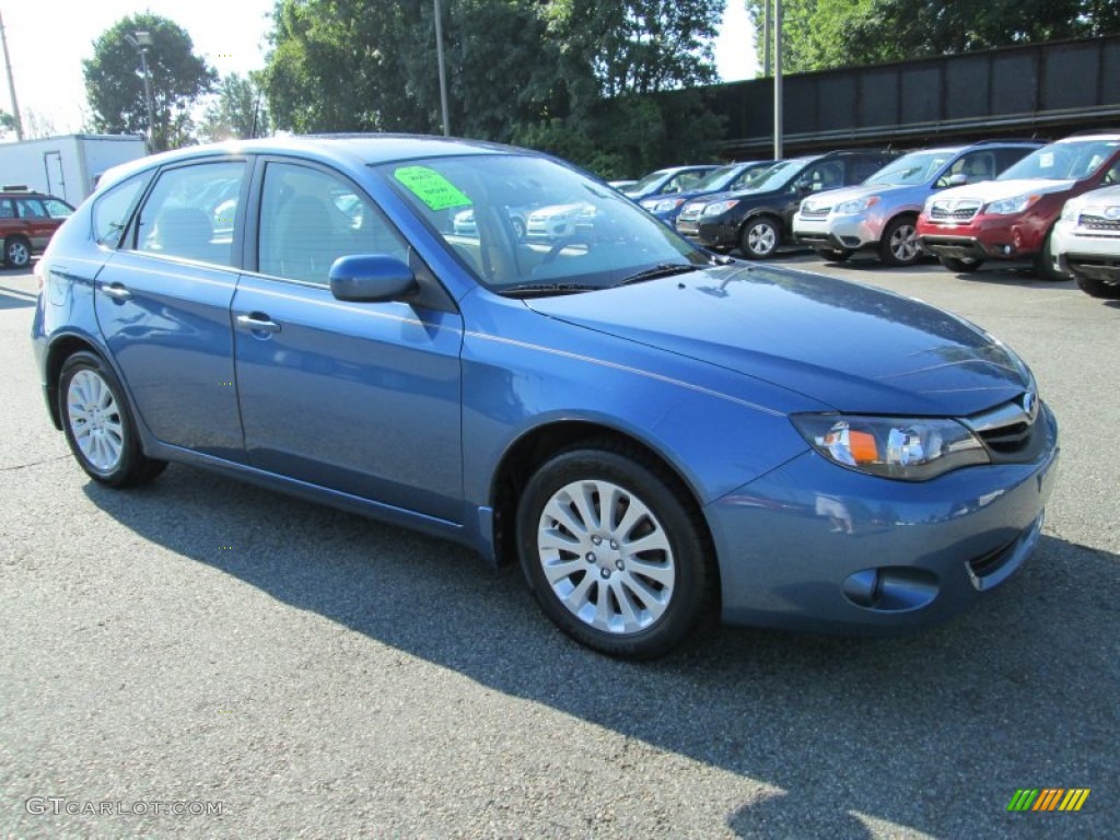 Newport Blue Pearl 2010 Subaru Impreza 2.5i Premium Wagon Exterior Photo #84148224
