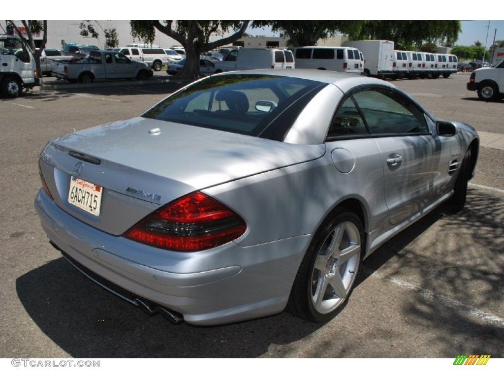 2007 SL 55 AMG Roadster - Iridium Silver Metallic / Black photo #3