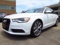 Glacier White Metallic 2014 Audi A6 2.0T Sedan Exterior