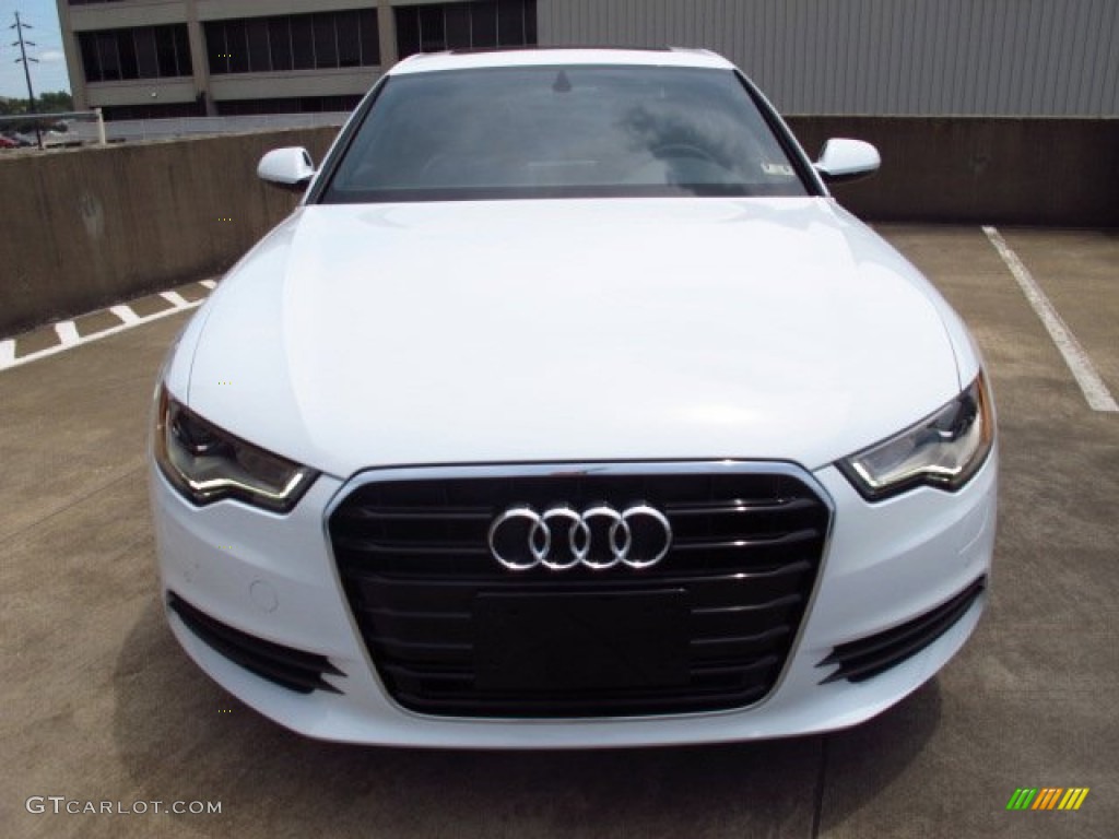 Glacier White Metallic 2014 Audi A6 2.0T Sedan Exterior Photo #84148287