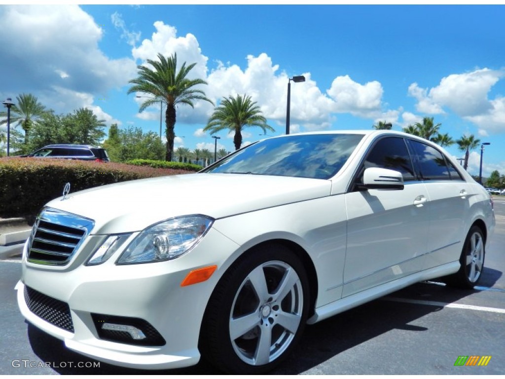 Diamond White Metallic 2011 Mercedes-Benz E 350 Sedan Exterior Photo #84150243