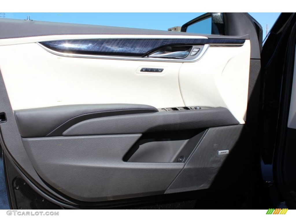 2013 Cadillac XTS Platinum FWD Very Light Platinum/Dark Urban/Cocoa Opus Full Leather Door Panel Photo #84150573