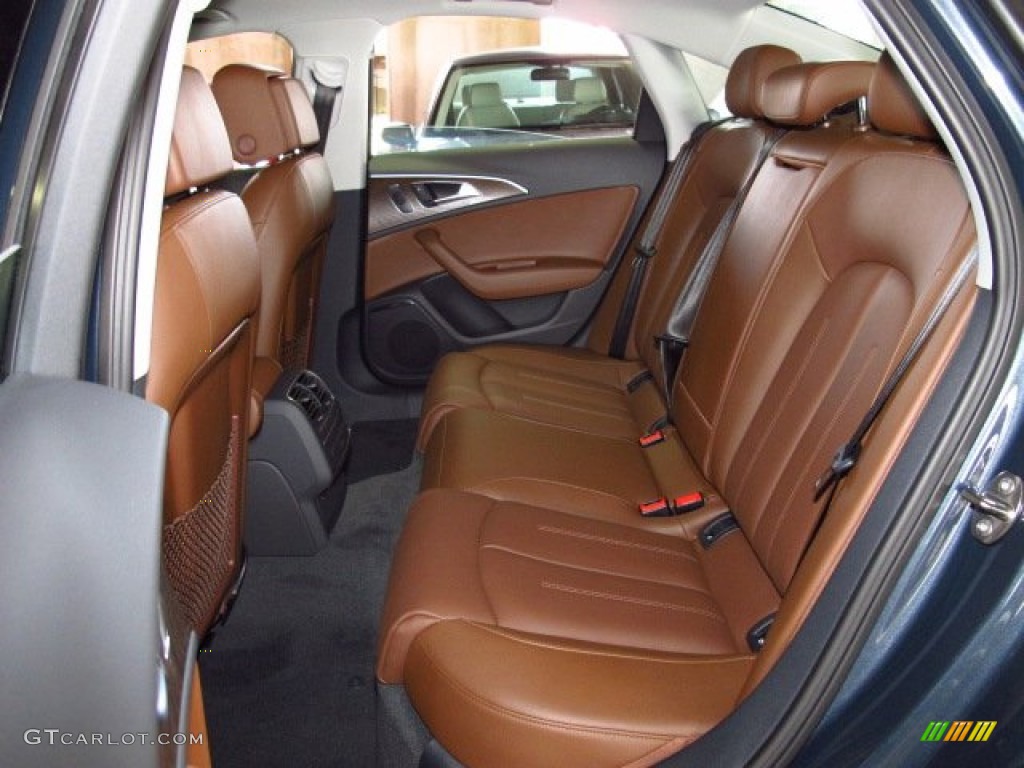 Nougat Brown Interior 2014 Audi A6 2.0T quattro Sedan Photo #84150699