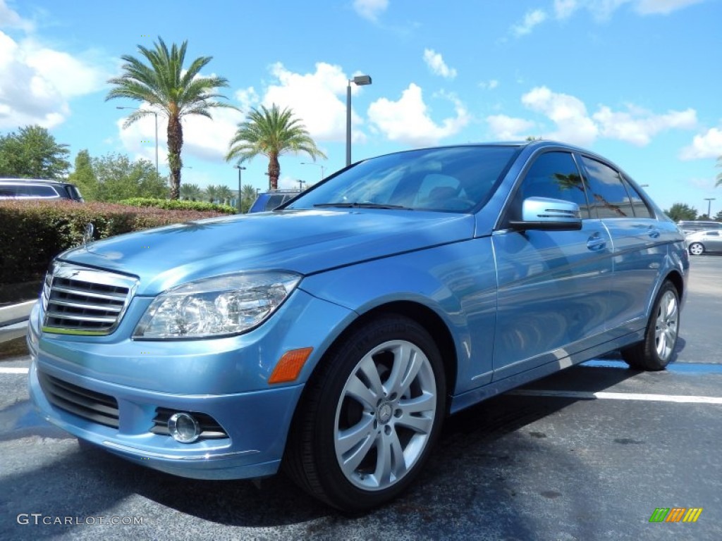 Quartz Blue Metallic 2010 Mercedes-Benz C 300 Luxury Exterior Photo #84150950