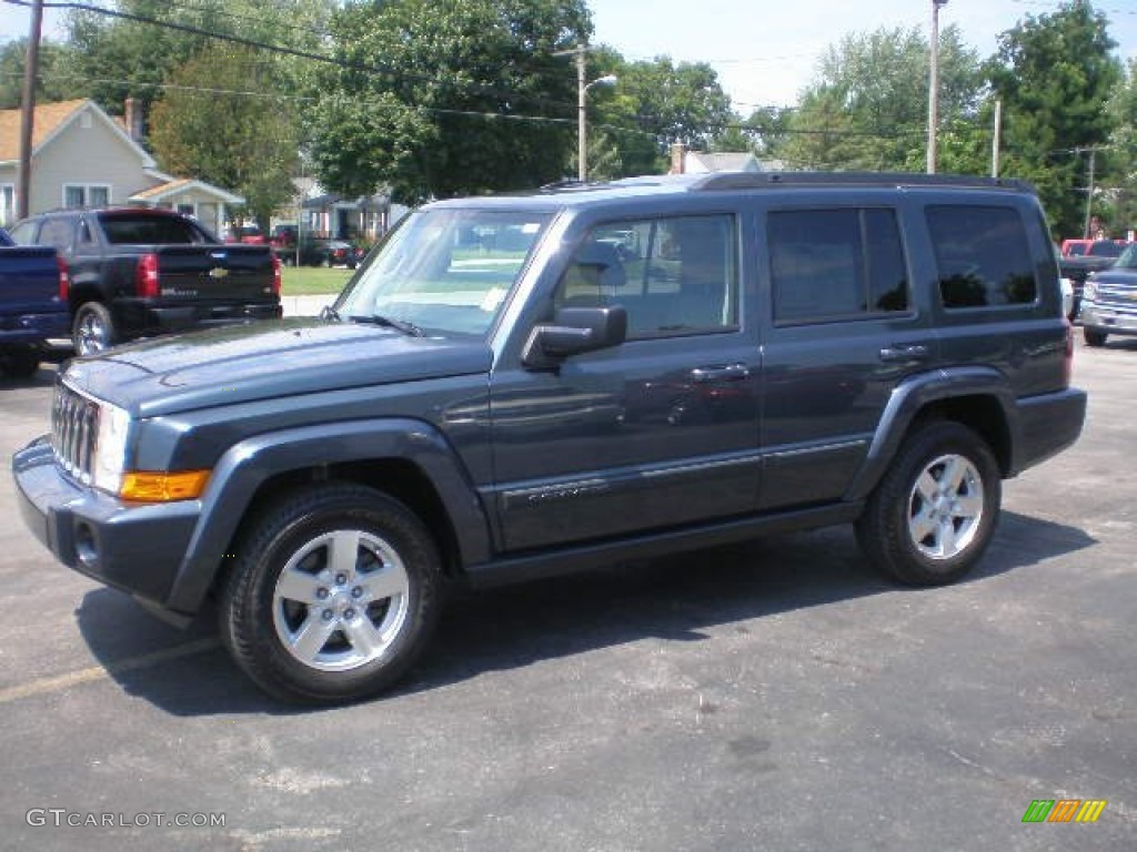 2008 Commander Sport 4x4 - Steel Blue Metallic / Dark Slate Gray photo #1